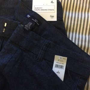 Gap | NWT Slim City denim and very stretchy pants